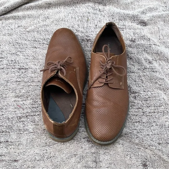 mens calvin klein brown dress‎ shoes - Picture 5 of 5